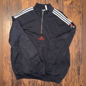 Adidas x 100 Thieves Black Half-Zip Men's Sweater